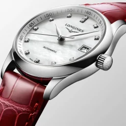 Online Orologio Longines Master Collection Madreperla e Diamanti 34 mm Donna Orologi Longines Donna
