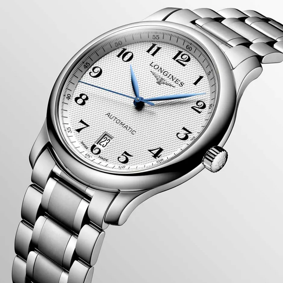 Online Orologio Longines Master Collection Automatico Acciaio Argento 38,5 mm Uomo Orologi Longines Uomo