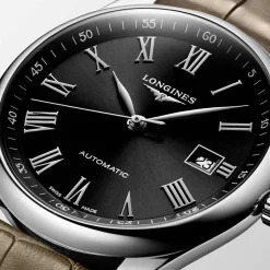 Outlet Orologio Longines Master Collection Acciaio Pelle Marrone 40 mm Uomo Orologi Longines Uomo