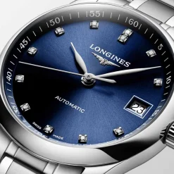 Sale Orologio Longines Master Collection Automatico Acciaio Blu 34mm Donna Orologi Longines Donna
