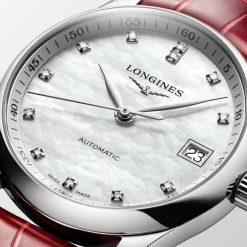 Online Orologio Longines Master Collection Madreperla e Diamanti 34 mm Donna Orologi Longines Donna