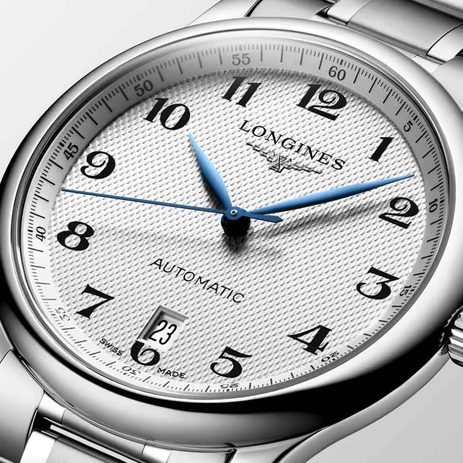 Online Orologio Longines Master Collection Automatico Acciaio Argento 38,5 mm Uomo Orologi Longines Uomo