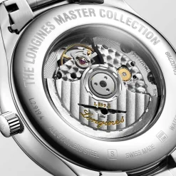 Best Orologio Longines Master Collection Automatico Acciaio Nero 42 mm Uomo Orologi Longines Uomo