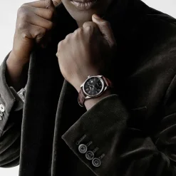 Outlet Orologio Longines Master Collection Acciaio Pelle Marrone 40 mm Uomo Orologi Longines Uomo