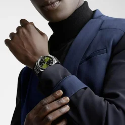 Sale Orologio Longines Master Collection Automatico Acciaio Verde 42 mm Uomo Orologi Longines Uomo