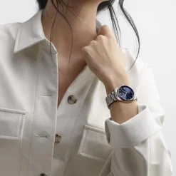Sale Orologio Longines Master Collection Automatico Acciaio Blu 34mm Donna Orologi Longines Donna