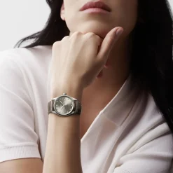 Discount Orologio Longines Master Collection Automatico Acciaio Beige 34 mm Donna Orologi Longines Donna