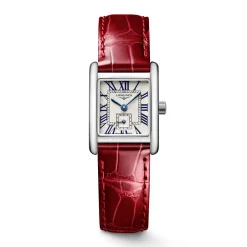 Sale Orologio Longines Mini Dolcevita Quartz Rosso 21,5 x 29 mm Donna Orologi Longines Donna