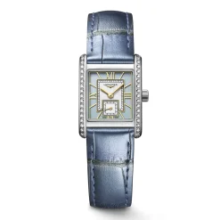 Fashion Orologio Longines Mini Dolcevita Quartz Blu con Diamanti 21,5 x 29 mm Donna Orologi Longines Donna