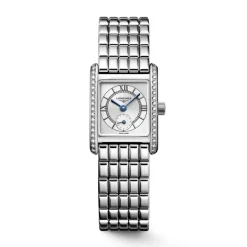 Fashion Orologio Longines Mini Dolcevita Quartz Argento con Diamanti 21,5 x 29 mm Donna Orologi Longines Donna | Outlet Orologi