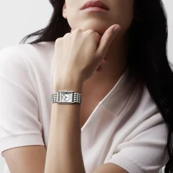 Fashion Orologio Longines Mini Dolcevita Bianco Quartz 21,5 x 29 mm Donna Orologi Longines Donna