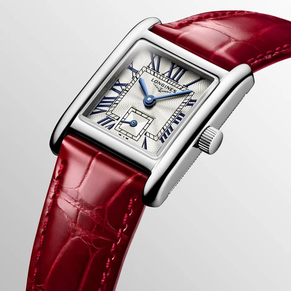 Sale Orologio Longines Mini Dolcevita Quartz Rosso 21,5 x 29 mm Donna Orologi Longines Donna