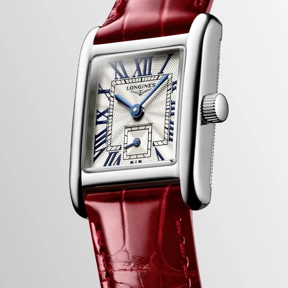 Sale Orologio Longines Mini Dolcevita Quartz Rosso 21,5 x 29 mm Donna Orologi Longines Donna