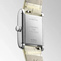 Clearance Orologio Longines Mini Dolcevita Quartz Avorio con Diamanti 21,5 x 29 mm Donna Orologi Longines Donna