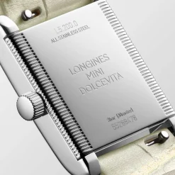 Clearance Orologio Longines Mini Dolcevita Quartz Avorio con Diamanti 21,5 x 29 mm Donna Orologi Longines Donna