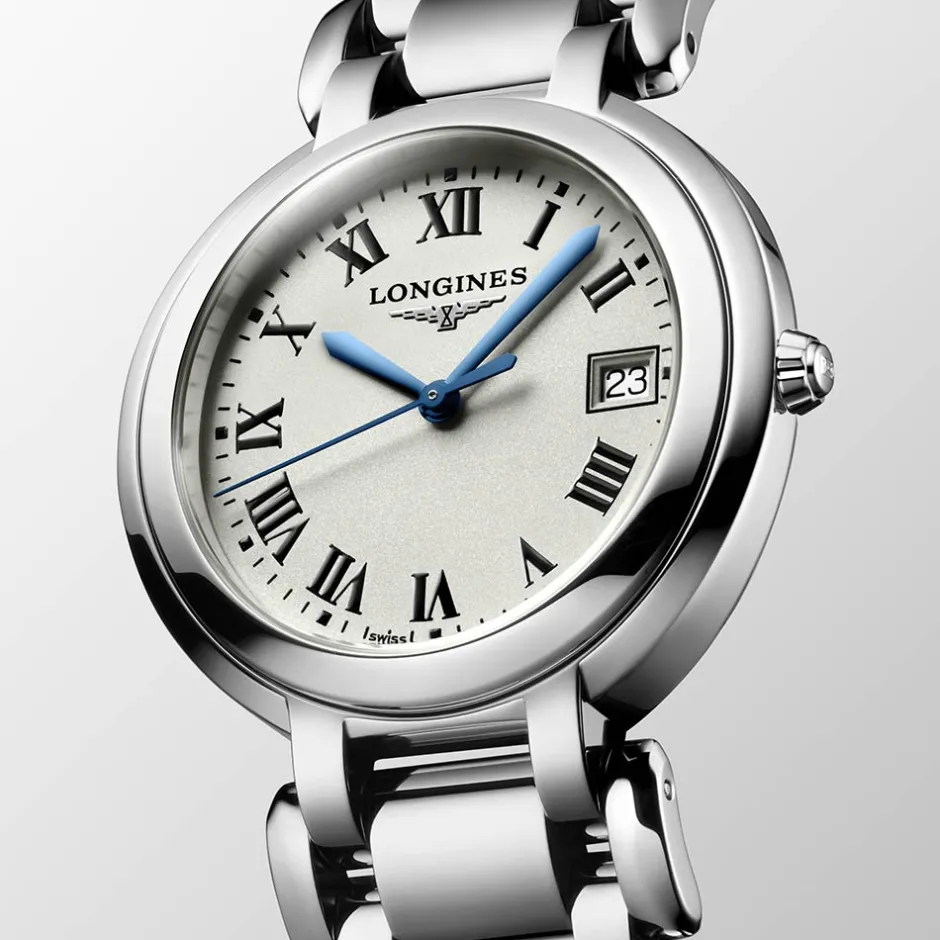 Best Orologio Longines Primaluna Quarzo Acciaio Argento 34 mm Donna Orologi Longines Donna