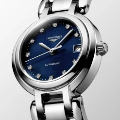 Best Orologio Longines Primaluna Automatico Acciaio Madreperla Blu 25,5 mm Donna Orologi Longines Donna