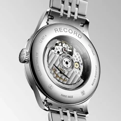 Sale Orologio Longines Record Collection Grigio Automatico Acciaio 40 mm Uomo Outlet Orologi
