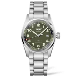 Discount Orologio Longines Spirit Automatico Acciaio Verde Opaco 40 mm Uomo Orologi Longines Uomo