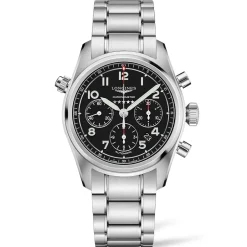 Online Orologio Longines Spirit Automatico Chronometro Acciaio Nero 42 mm Uomo Orologi Longines Uomo