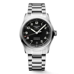 Discount Orologio Longines Spirit Automatico Acciaio Nero 37 mm Donna Orologi Longines Donna | Orologi Longines Uomo