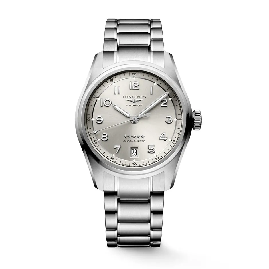 Clearance Orologio Longines Spirit Champagne Automatico Acciaio 37 mm Donna Orologi Longines Donna | Orologi Longines Uomo
