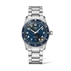 Sale Orologio Longines Spirit Zulu Time Blu Automatico 42 mm Uomo Orologi Longines Uomo