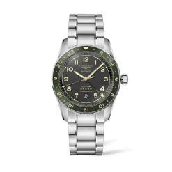 Fashion Orologio Longines Spirit Zulu Time Antracite Automatico 42 mm Uomo Orologi Longines Uomo