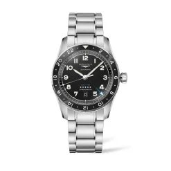Clearance Orologio Longines Spirit Zulu Time Nero Automatico 42 mm Uomo Orologi Longines Uomo