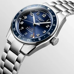 Best Orologio Longines Spirit Zulu Automatico Blu Acciaio 39 mm Uomo Orologi Longines Uomo