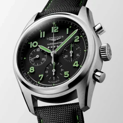Clearance Orologio Longines Spirit Pioneer Edition Automatico Titanio Nero 42 mm Uomo Orologi Longines Uomo