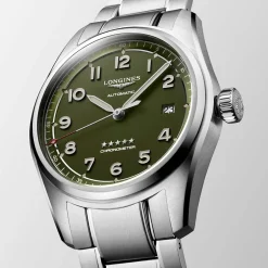 Discount Orologio Longines Spirit Automatico Acciaio Verde Opaco 40 mm Uomo Orologi Longines Uomo