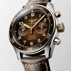 Best Orologio Longines Spirit Flyback Automatico Marrone 42 mm Uomo Orologi Longines Uomo