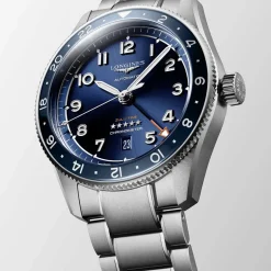 Sale Orologio Longines Spirit Zulu Time Blu Automatico 42 mm Uomo Orologi Longines Uomo