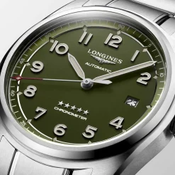Discount Orologio Longines Spirit Automatico Acciaio Verde Opaco 40 mm Uomo Orologi Longines Uomo