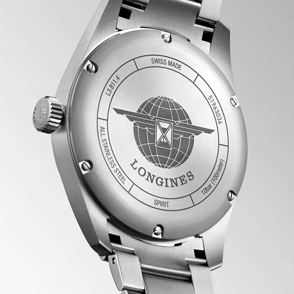 Sale Orologio Longines Spirit Nero Chronometer Automatico 42 mm Uomo Orologi Longines Uomo