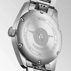 Discount Orologio Longines Spirit Automatico Acciaio Nero 37 mm Donna Orologi Longines Donna | Orologi Longines Uomo