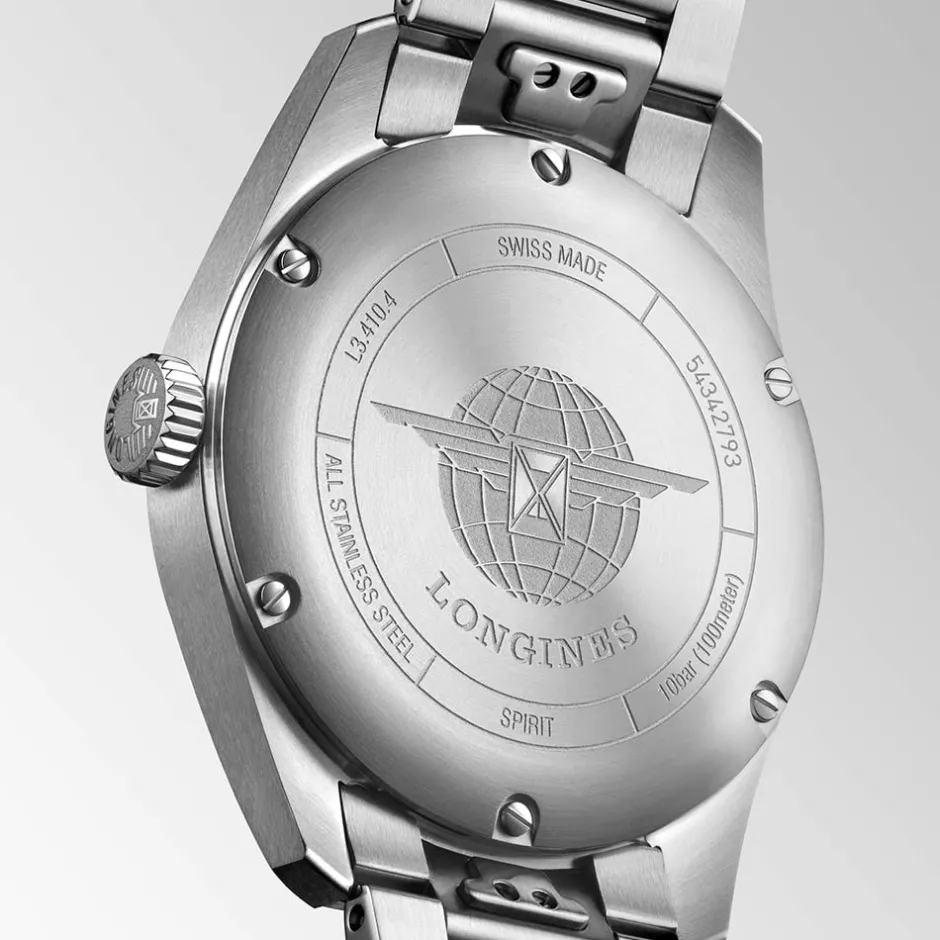 Discount Orologio Longines Spirit Automatico Acciaio Nero 37 mm Donna Orologi Longines Donna | Orologi Longines Uomo