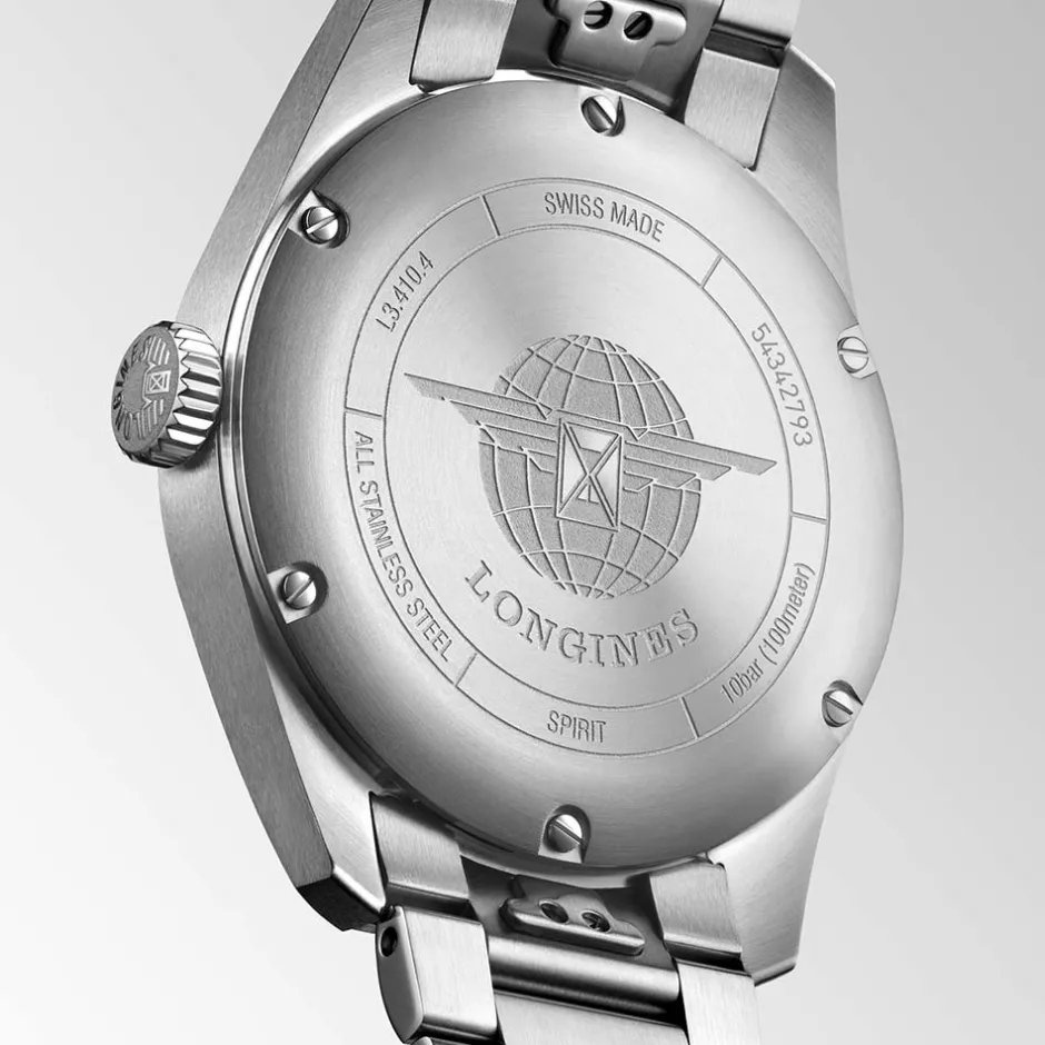 Clearance Orologio Longines Spirit Champagne Automatico Acciaio 37 mm Donna Orologi Longines Donna | Orologi Longines Uomo