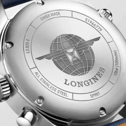 Outlet Orologio Longines Spirit Blu Chronometer Automatico 42 mm Uomo Orologi Longines Uomo