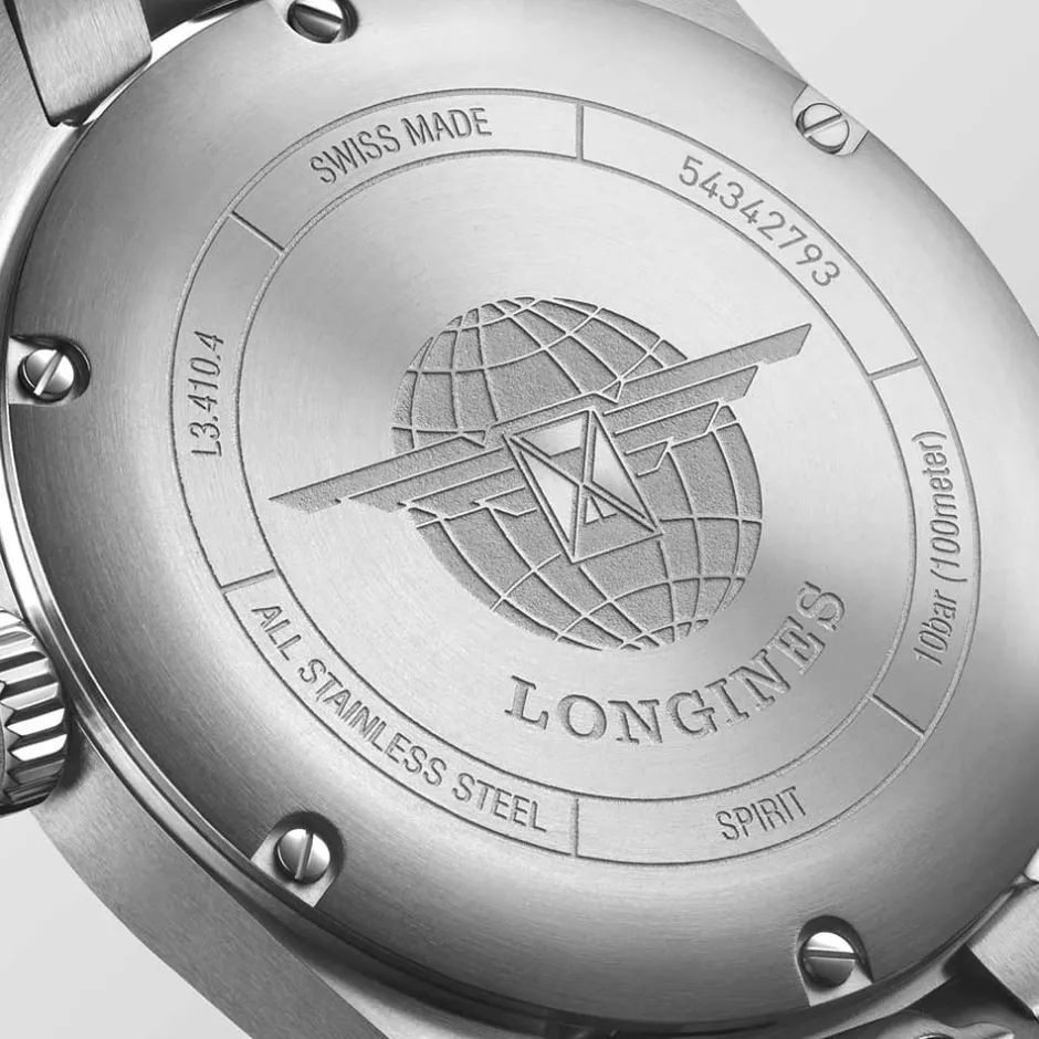 Clearance Orologio Longines Spirit Champagne Automatico Acciaio 37 mm Donna Orologi Longines Donna | Orologi Longines Uomo