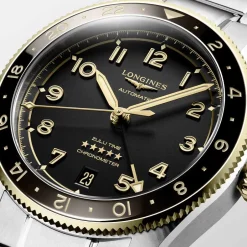 Online Orologio Longines Zulu Acciaio e Oro Antracite 39 mm Uomo Orologi Longines Uomo