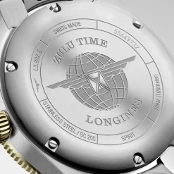 Online Orologio Longines Zulu Acciaio e Oro Antracite 39 mm Uomo Orologi Longines Uomo