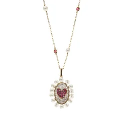 Outlet Rue des Mille Galactica Long Oval Pendant Necklace Gioielli Rue Des Mille