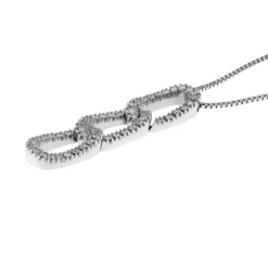 Discount Salvini Tris di Grumetta Necklace in White Gold with Diamonds Collane