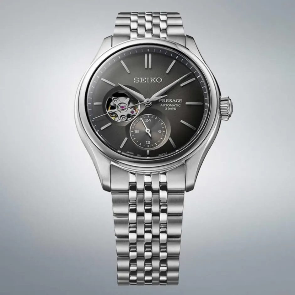 Best Seiko SPB471J1 Presage Automatico Open Heart Nero 40 mm Uomo Orologi Seiko Uomo