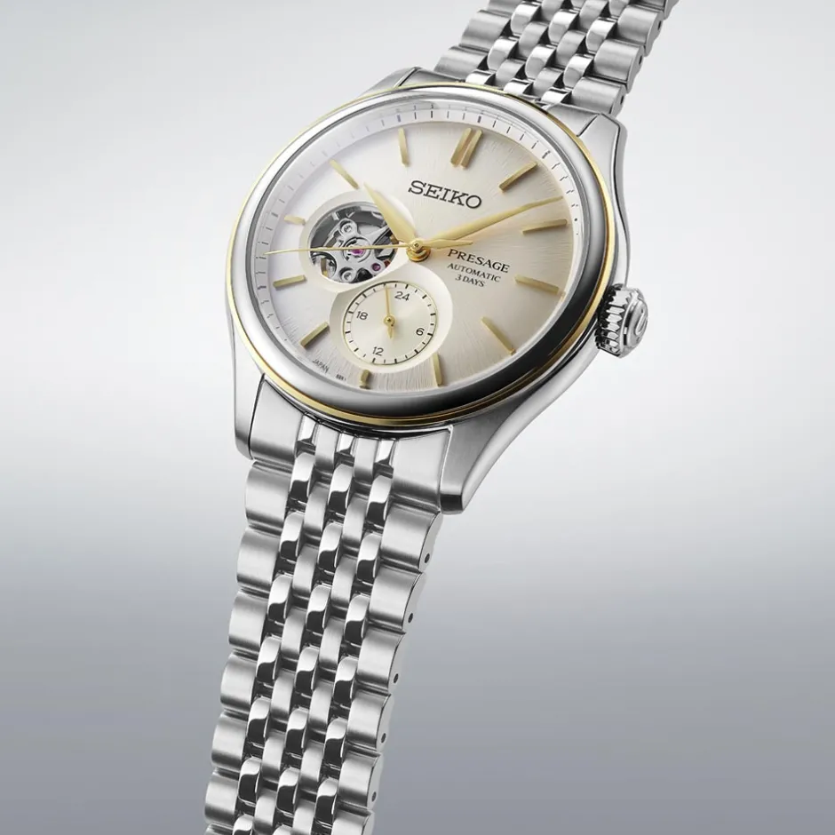 Sale Seiko SPB480J1 Presage Automatico Open Heart 40 mm Uomo Orologi Seiko Uomo