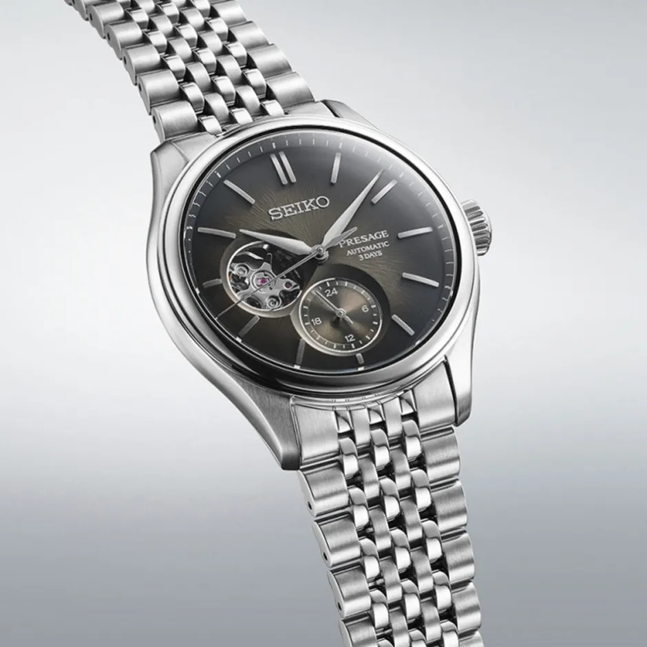 Best Seiko SPB471J1 Presage Automatico Open Heart Nero 40 mm Uomo Orologi Seiko Uomo