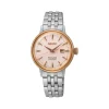 Clearance Seiko SRE012J1 Presage Automatico Acciaio Rosa con Diamanti 28 mm Donna Orologi Seiko Donna
