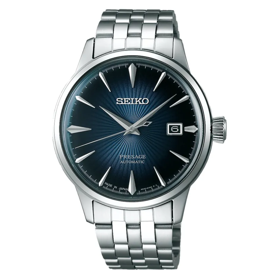 Hot Seiko SRPB41J1 Presage Automatic Cocktail Time Uomo in Acciaio 40,5 mm Uomo Orologi Seiko Uomo